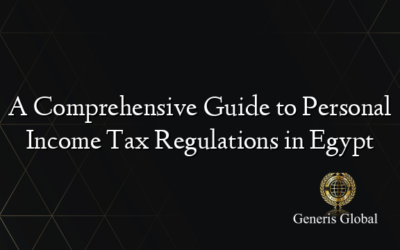 A Comprehensive Guide to Personal Income Tax Regulations in Egypt