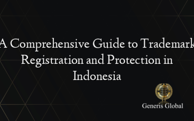 A Comprehensive Guide to Trademark Registration and Protection in Indonesia