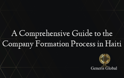 A Comprehensive Guide to the Company Formation Process in Haiti