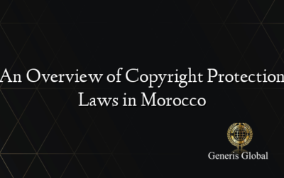 An Overview of Copyright Protection Laws in Morocco