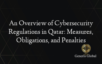 An Overview of Cybersecurity Regulations in Qatar: Measures, Obligations, and Penalties