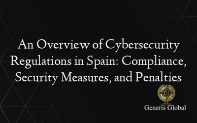 An Overview of Cybersecurity Regulations in Spain: Compliance, Security Measures, and Penalties