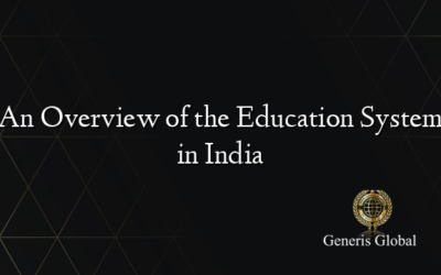 An Overview of the Education System in India