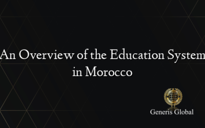 An Overview of the Education System in Morocco