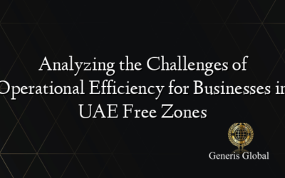 Analyzing the Challenges of Operational Efficiency for Businesses in UAE Free Zones