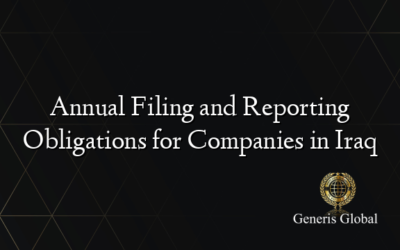 Annual Filing and Reporting Obligations for Companies in Iraq