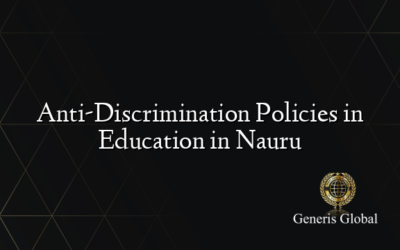 Anti-Discrimination Policies in Education in Nauru