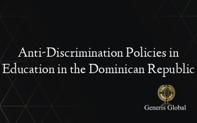 Anti-Discrimination Policies in Education in the Dominican Republic