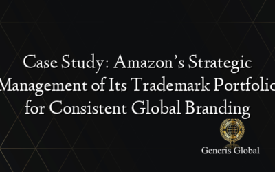 Case Study: Amazon’s Strategic Management of Its Trademark Portfolio for Consistent Global Branding