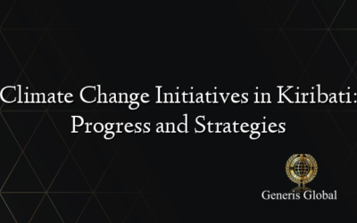 Climate Change Initiatives in Kiribati: Progress and Strategies