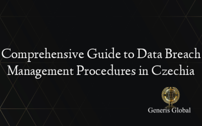 Comprehensive Guide to Data Breach Management Procedures in Czechia