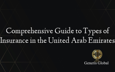 Comprehensive Guide to Types of Insurance in the United Arab Emirates