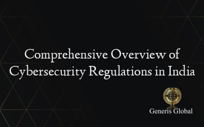 Comprehensive Overview of Cybersecurity Regulations in India