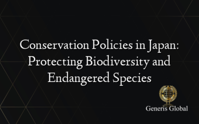 Conservation Policies in Japan: Protecting Biodiversity and Endangered Species