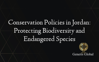 Conservation Policies in Jordan: Protecting Biodiversity and Endangered Species