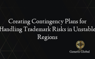 Creating Contingency Plans for Handling Trademark Risks in Unstable Regions