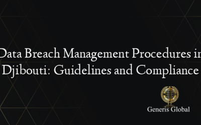 Data Breach Management Procedures in Djibouti: Guidelines and Compliance
