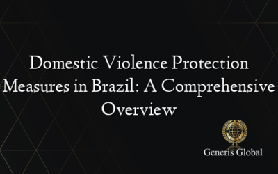 Domestic Violence Protection Measures in Brazil: A Comprehensive Overview