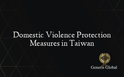 Domestic Violence Protection Measures in Taiwan