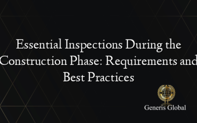 Essential Inspections During the Construction Phase: Requirements and Best Practices