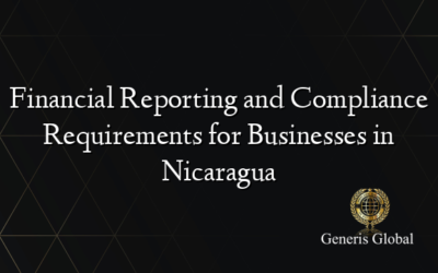 Financial Reporting and Compliance Requirements for Businesses in Nicaragua