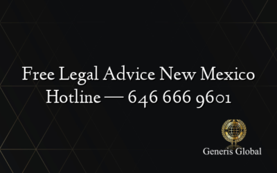 Free Legal Advice New Mexico Hotline — 646 666 9601