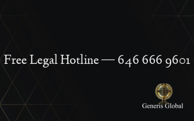 Free Legal Hotline — 646 666 9601