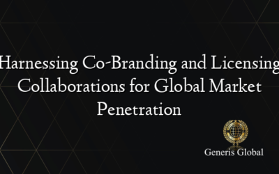 Harnessing Co-Branding and Licensing Collaborations for Global Market Penetration