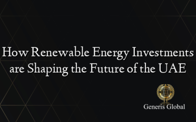 How Renewable Energy Investments are Shaping the Future of the UAE