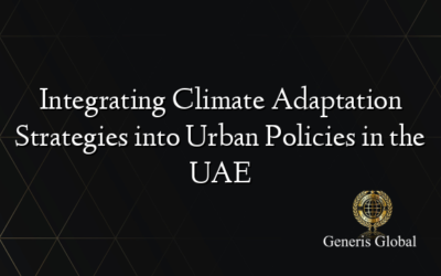 Integrating Climate Adaptation Strategies into Urban Policies in the UAE