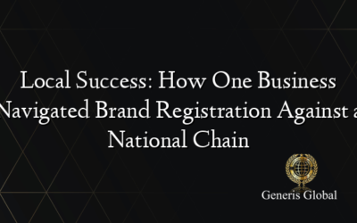 Local Success: How One Business Navigated Brand Registration Against a National Chain