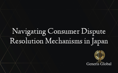 Navigating Consumer Dispute Resolution Mechanisms in Japan