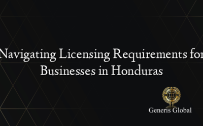 Navigating Licensing Requirements for Businesses in Honduras