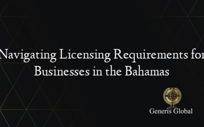 Navigating Licensing Requirements for Businesses in the Bahamas