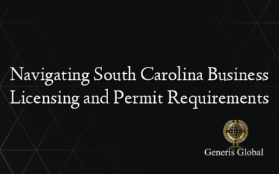 Navigating South Carolina Business Licensing and Permit Requirements