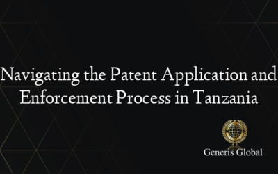 Navigating the Patent Application and Enforcement Process in Tanzania