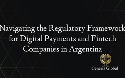 Navigating the Regulatory Framework for Digital Payments and Fintech Companies in Argentina