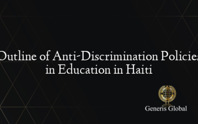 Outline of Anti-Discrimination Policies in Education in Haiti