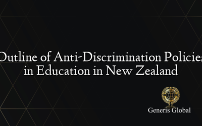 Outline of Anti-Discrimination Policies in Education in New Zealand