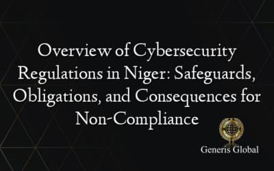 Overview of Cybersecurity Regulations in Niger: Safeguards, Obligations, and Consequences for Non-Compliance