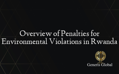Overview of Penalties for Environmental Violations in Rwanda