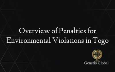 Overview of Penalties for Environmental Violations in Togo