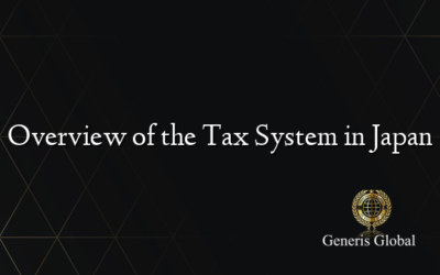 Overview of the Tax System in Japan