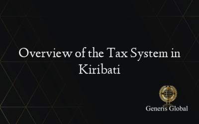 Overview of the Tax System in Kiribati