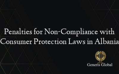 Penalties for Non-Compliance with Consumer Protection Laws in Albania