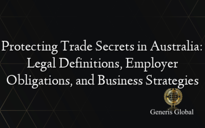 Protecting Trade Secrets in Australia: Legal Definitions, Employer Obligations, and Business Strategies