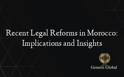 Recent Legal Reforms in Morocco: Implications and Insights
