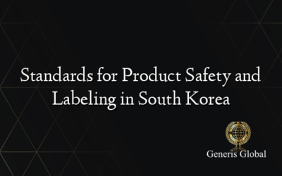 Standards for Product Safety and Labeling in South Korea