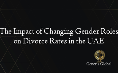 The Impact of Changing Gender Roles on Divorce Rates in the UAE