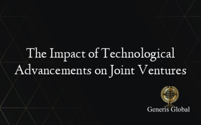 The Impact of Technological Advancements on Joint Ventures